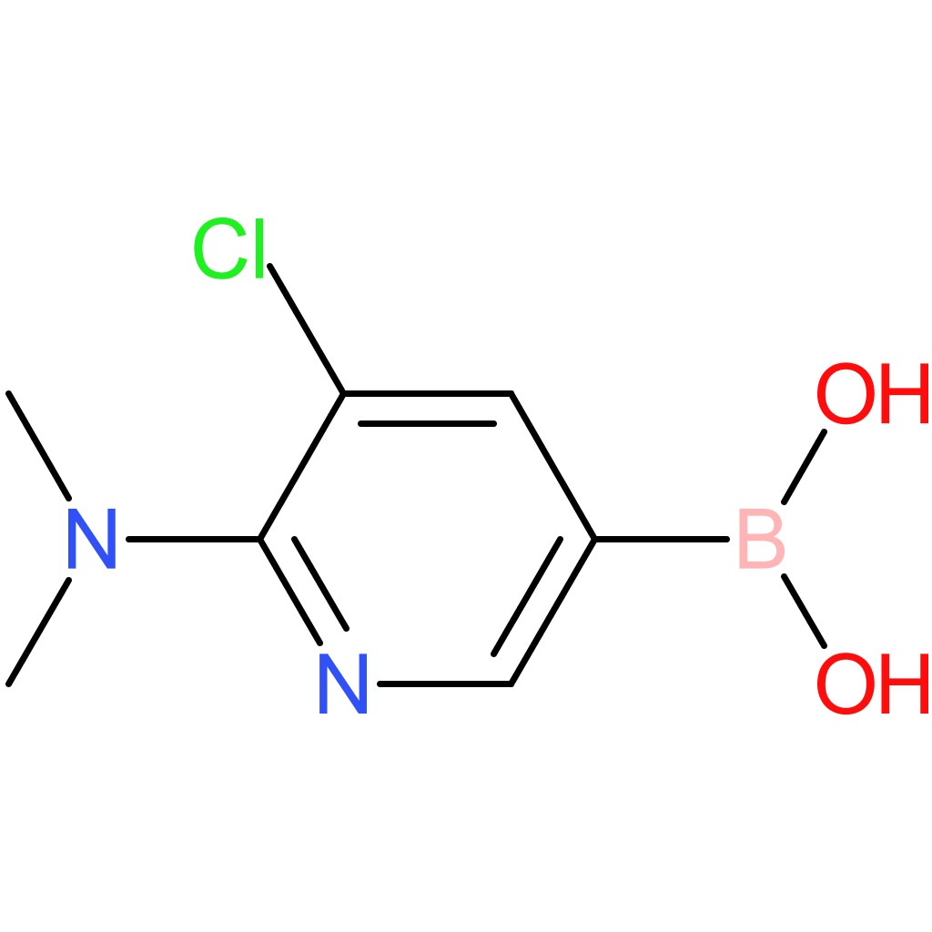 5-chloro-6-(dimethylamino)pyridin-3-ylboronic acid