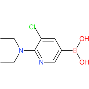 5-chloro-6-diethylaminopyridine-3-boronic acid