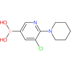5-chloro-6-(piperidino)pyridine-3-boronic acid