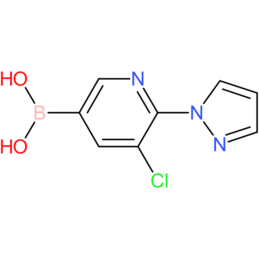 5-chloro-6-(1h-pyrazol-1-yl)pyridine-3-boronic acid