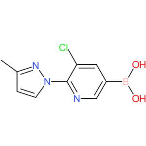 5-chloro-6-(3-methyl-1h-pyrazol-1-yl)pyridine-3-boronic acid