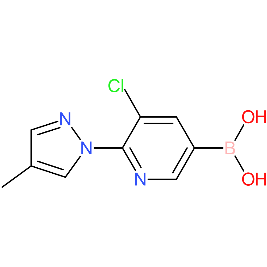 5-chloro-6-(4-methyl-1h-pyrazol-1-yl)pyridine-3-boronic acid