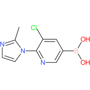 5-chloro-6-(2-methylimidazol-1-yl)pyridine-3-boronic acid
