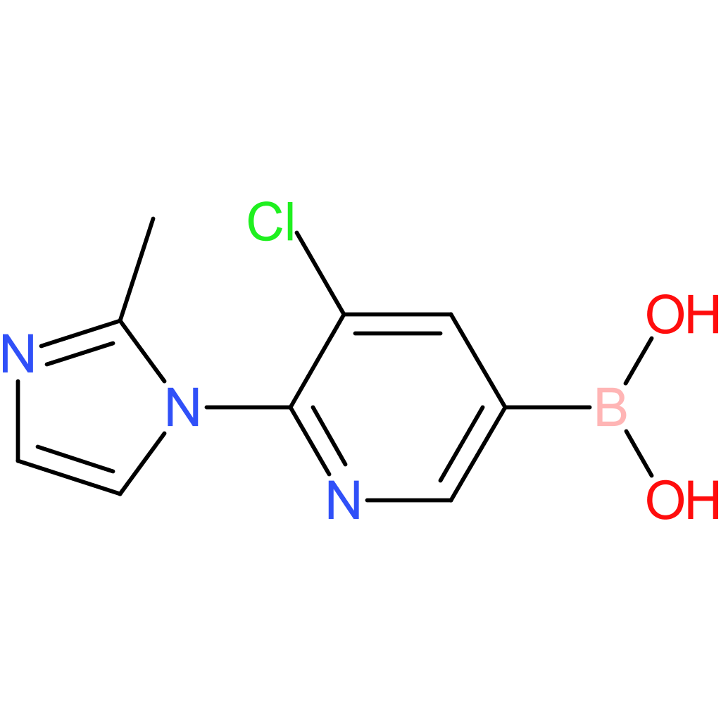 5-chloro-6-(2-methylimidazol-1-yl)pyridine-3-boronic acid