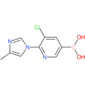 5-chloro-6-(4-methylimidazol-1-yl)pyridine-3-boronic acid