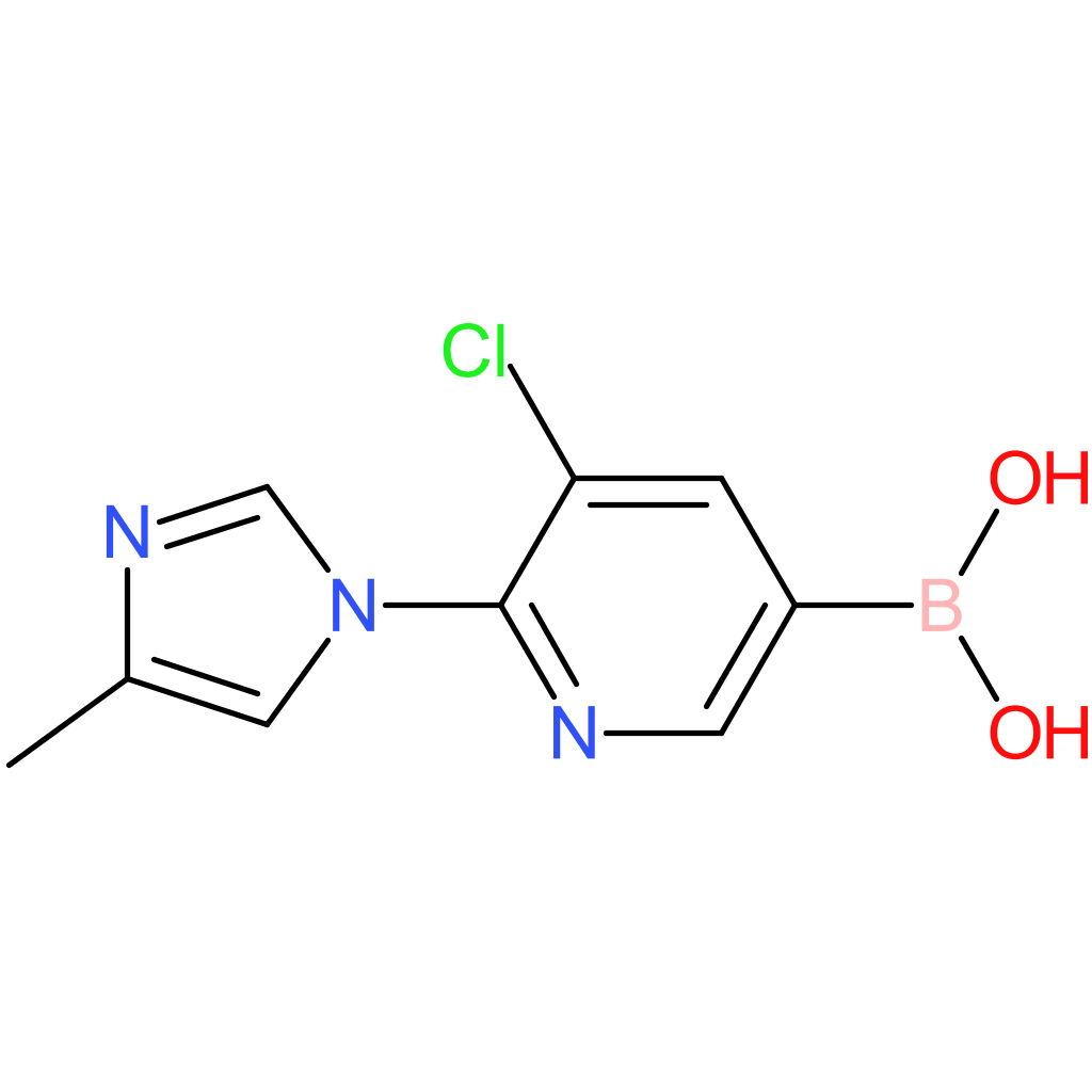 5-chloro-6-(4-methylimidazol-1-yl)pyridine-3-boronic acid