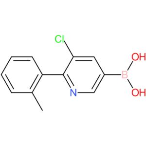 5-chloro-6-(2-tolyl)pyridine-3-boronic acid