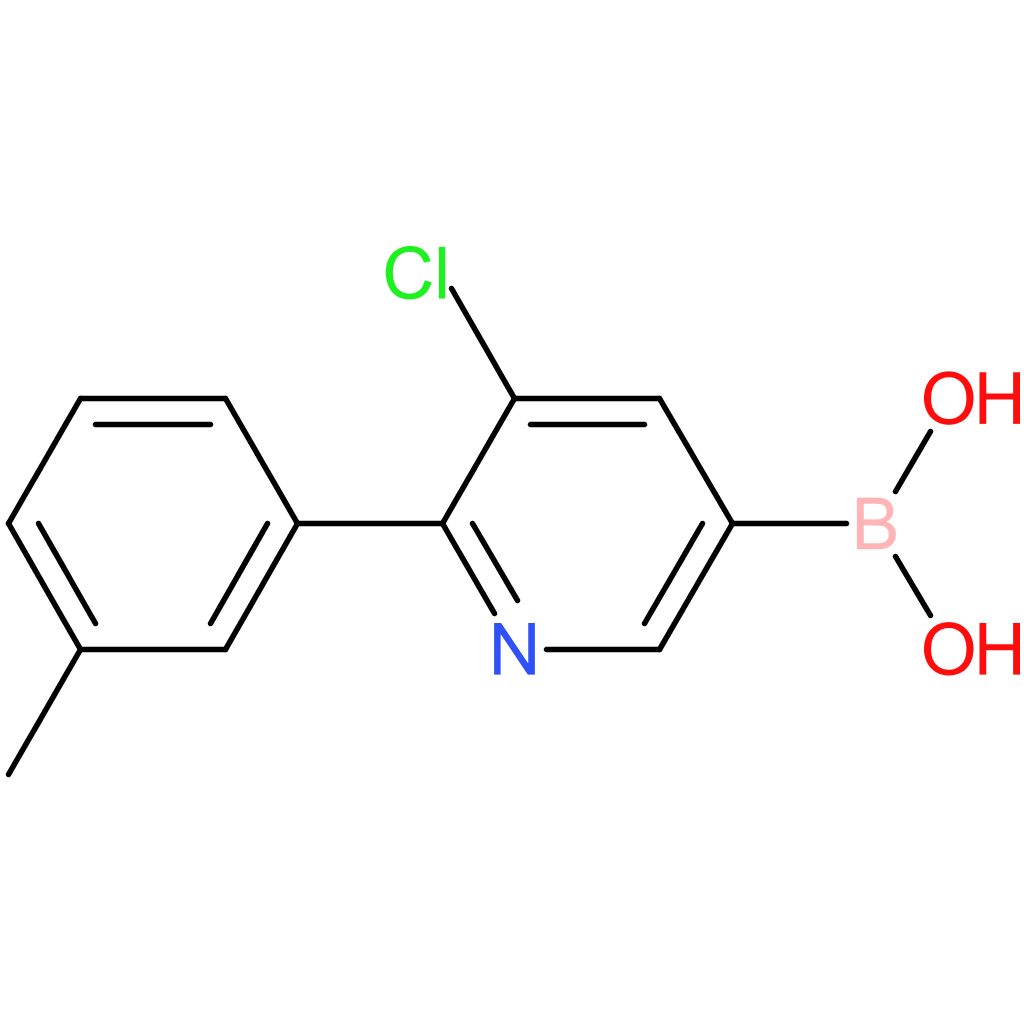 5-chloro-6-(3-tolyl)pyridine-3-boronic acid