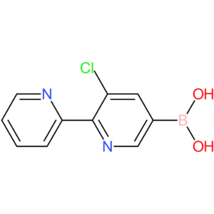 5-chloro-6-(pyridin-2-yl)pyridine-3-boronic acid