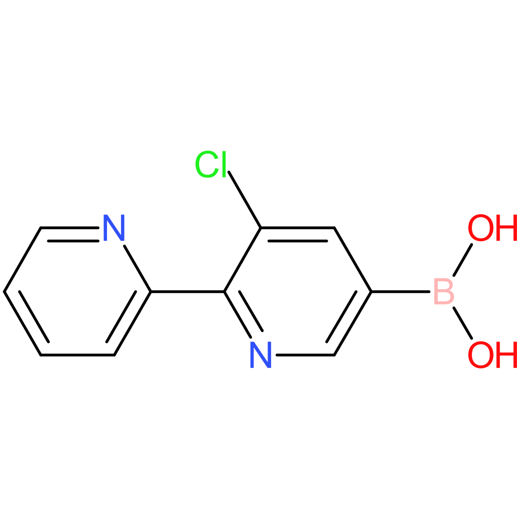 5-chloro-6-(pyridin-2-yl)pyridine-3-boronic acid