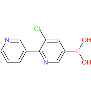 5-chloro-6-(pyridin-3-yl)pyridine-3-boronic acid