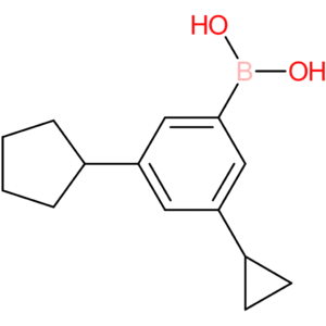 3-cyclopropyl-5-(cyclopentyl)phenylboronic acid