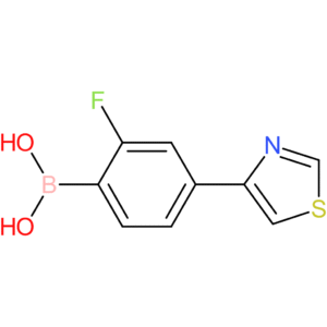 2-fluoro-4-(thiazol-4-yl)phenylboronic acid