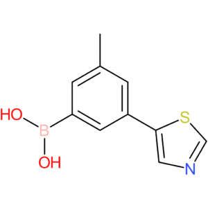3-methyl-5-(thiazol-5-yl)phenylboronic acid