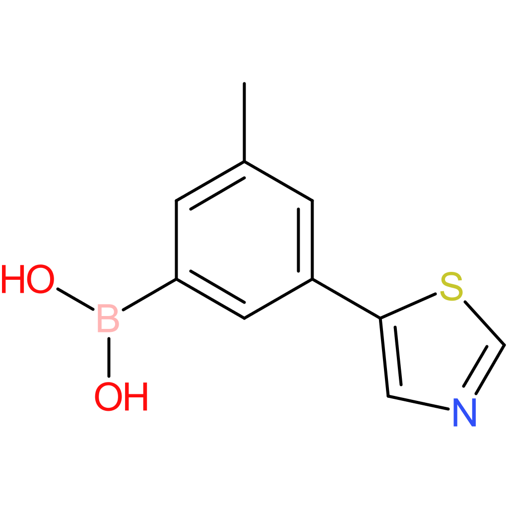3-methyl-5-(thiazol-5-yl)phenylboronic acid