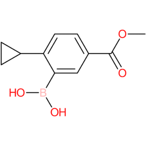 6-cyclopropyl-3-(methoxycarbonyl)phenylboronic acid