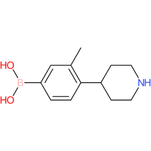 4-(piperidin-4-yl)-3-methylphenylboronic acid