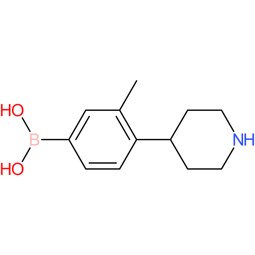 4-(piperidin-4-yl)-3-methylphenylboronic acid