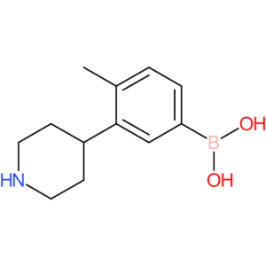 3-(piperidin-4-yl)-4-methylphenylboronic acid