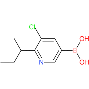 5-chloro-6-(sec-butyl)pyridine-3-boronic acid