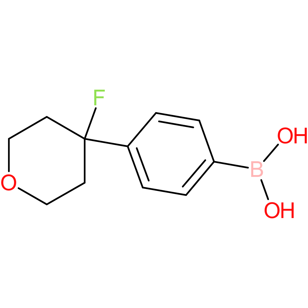 [4-(4-fluorooxan-4-yl)phenyl]boronic acid