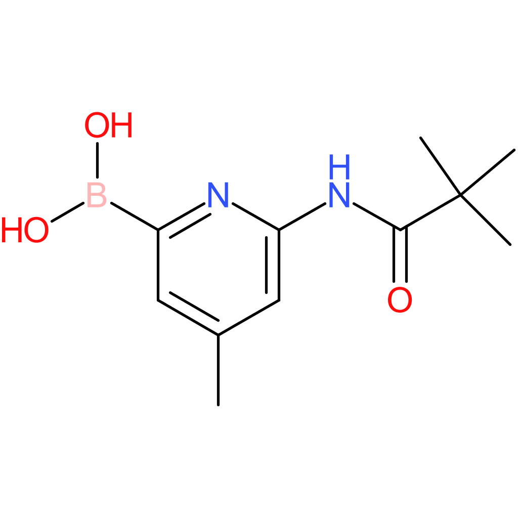 [6-(2,2-dimethylpropanamido)-4-methylpyridin-2-yl]boronic acid