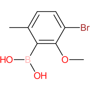 (3-bromo-2-methoxy-6-methylphenyl)boronic acid