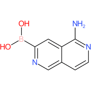 (5-amino-2,6-naphthyridin-3-yl)boronic acid