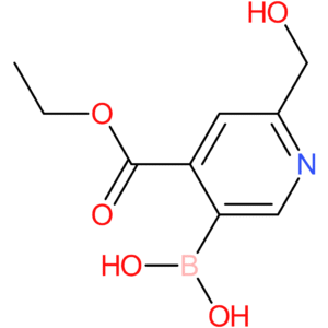 [4-(ethoxycarbonyl)-6-(hydroxymethyl)pyridin-3-yl]boronic acid