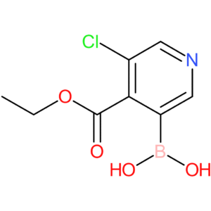 [5-chloro-4-(ethoxycarbonyl)pyridin-3-yl]boronic acid