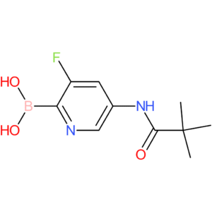 [5-(2,2-dimethylpropanamido)-3-fluoropyridin-2-yl]boronic acid