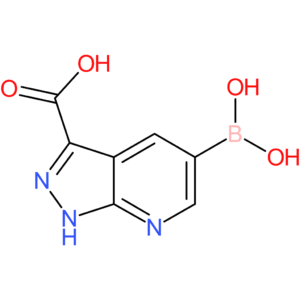 5-(dihydroxyboranyl)-1h-pyrazolo[3,4-b]pyridine-3-carboxylic acid