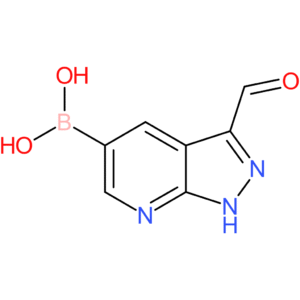 (3-formyl-1h-pyrazolo[3,4-b]pyridin-5-yl)boronic acid