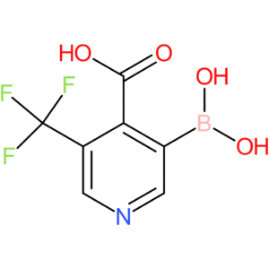 3-(dihydroxyboranyl)-5-(trifluoromethyl)pyridine-4-carboxylic acid