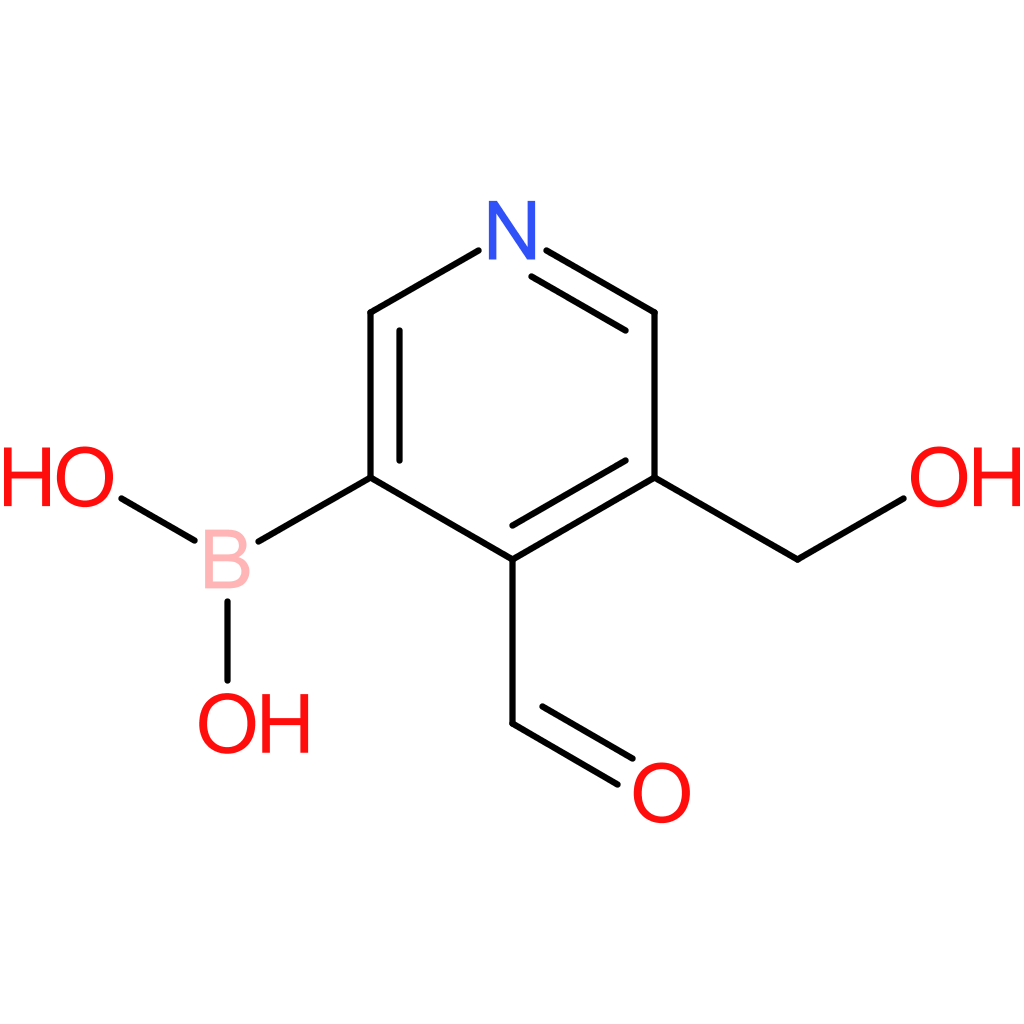 [4-formyl-5-(hydroxymethyl)pyridin-3-yl]boronic acid