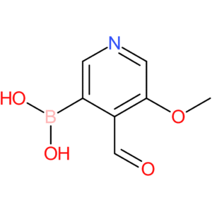 (4-formyl-5-methoxypyridin-3-yl)boronic acid