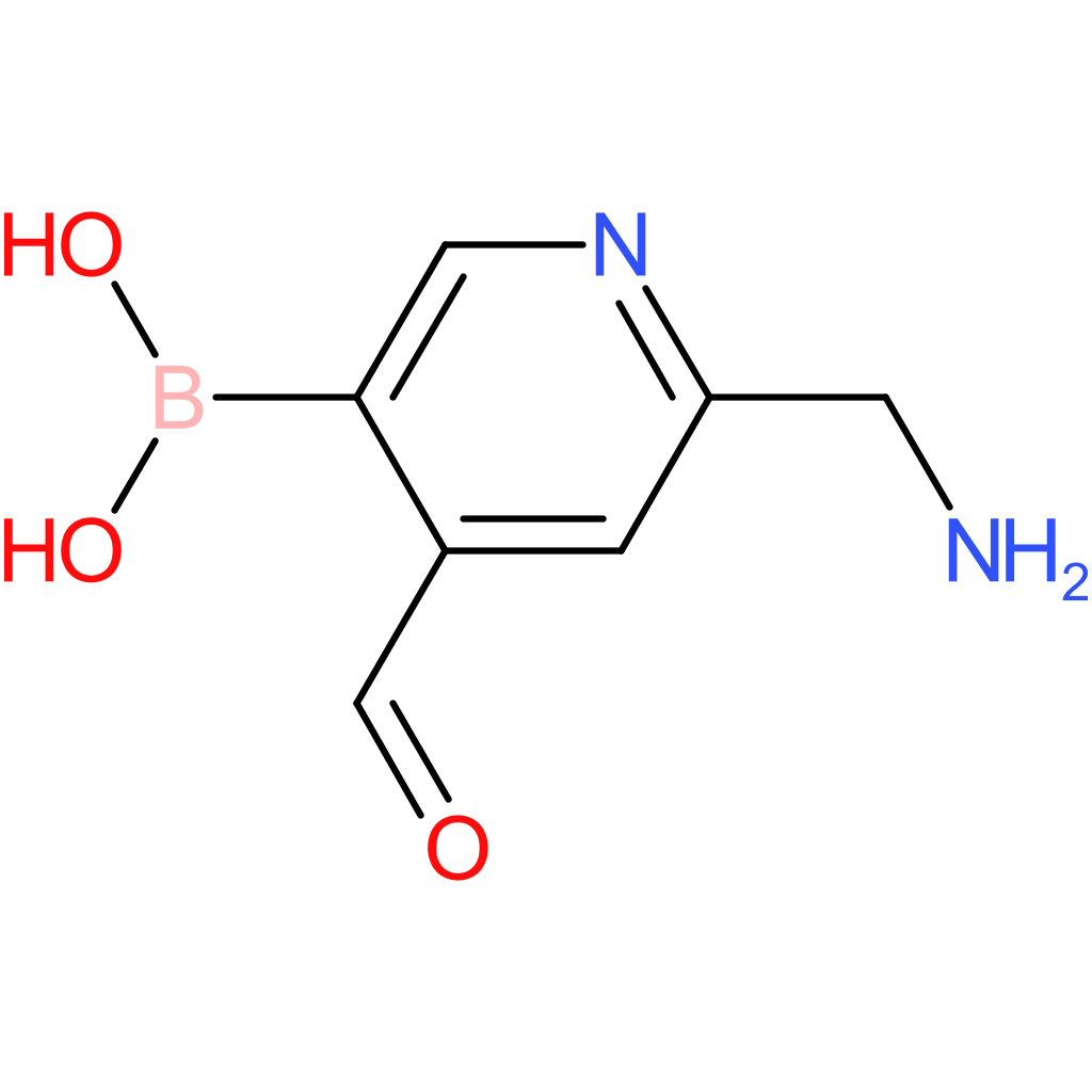 [6-(aminomethyl)-4-formylpyridin-3-yl]boronic acid