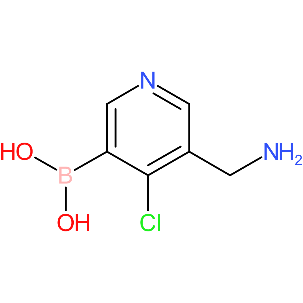 [5-(aminomethyl)-4-chloropyridin-3-yl]boronic acid
