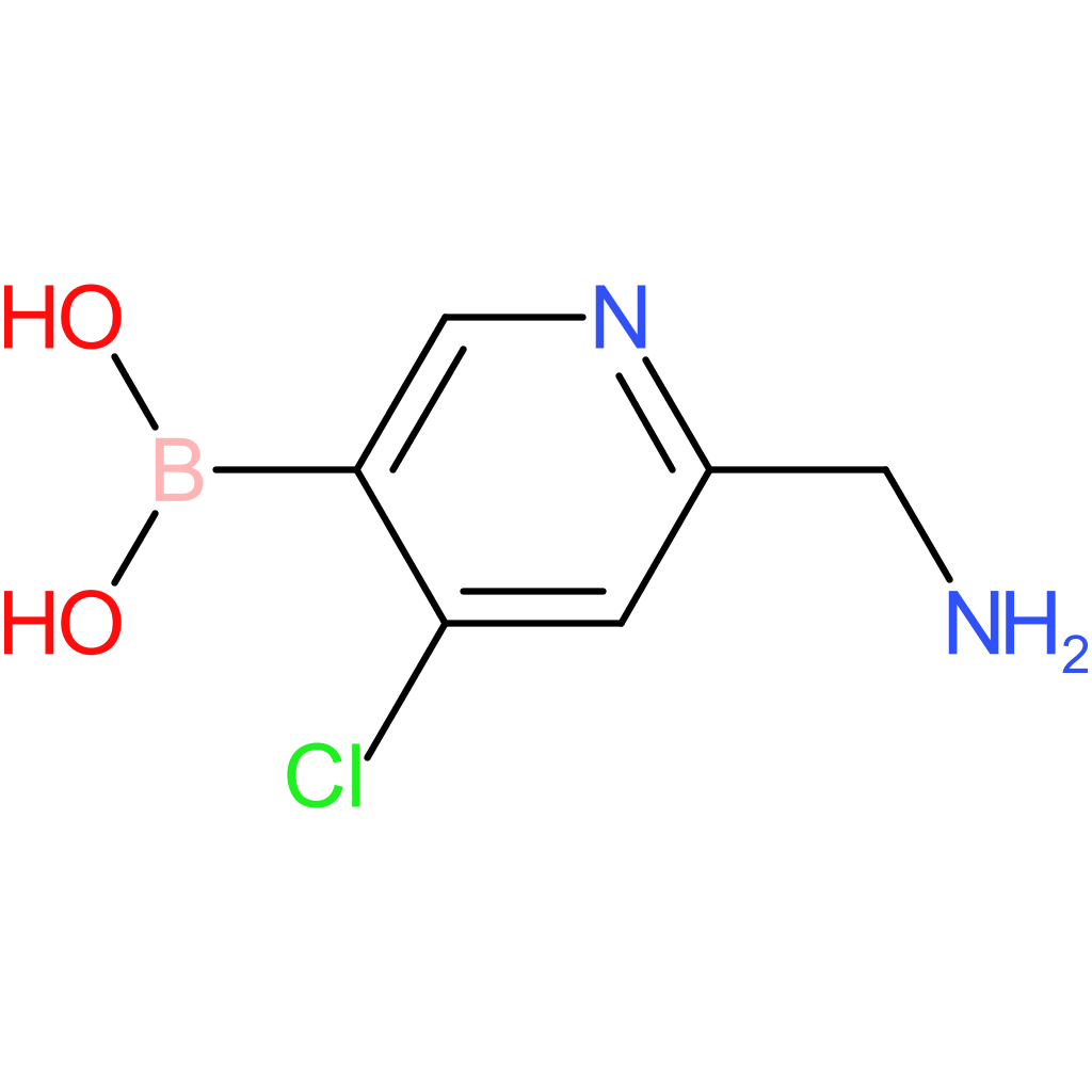 [6-(aminomethyl)-4-chloropyridin-3-yl]boronic acid