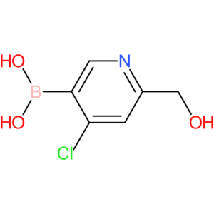 [4-chloro-6-(hydroxymethyl)pyridin-3-yl]boronic acid