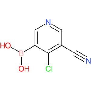 (4-chloro-5-cyanopyridin-3-yl)boronic acid