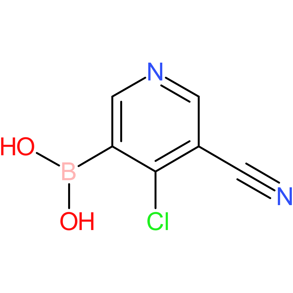 (4-chloro-5-cyanopyridin-3-yl)boronic acid