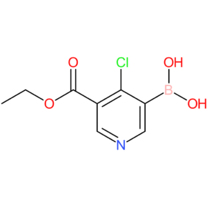 [4-chloro-5-(ethoxycarbonyl)pyridin-3-yl]boronic acid