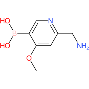 [6-(aminomethyl)-4-methoxypyridin-3-yl]boronic acid