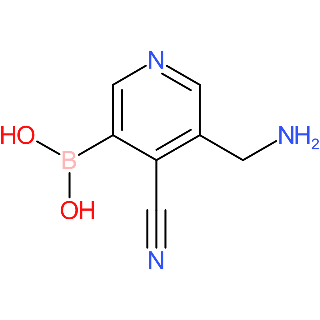 [5-(aminomethyl)-4-cyanopyridin-3-yl]boronic acid