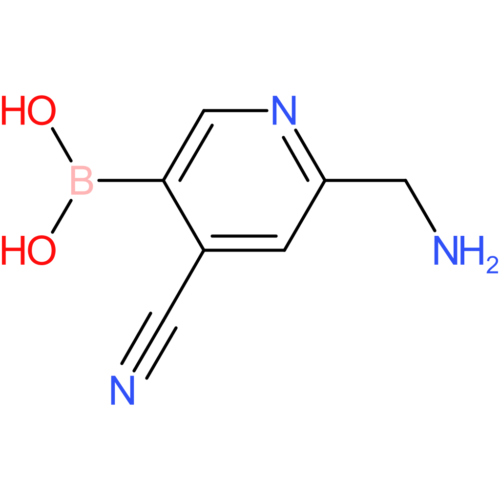 [6-(aminomethyl)-4-cyanopyridin-3-yl]boronic acid