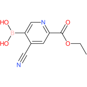 [4-cyano-6-(ethoxycarbonyl)pyridin-3-yl]boronic acid