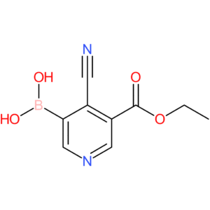 [4-cyano-5-(ethoxycarbonyl)pyridin-3-yl]boronic acid