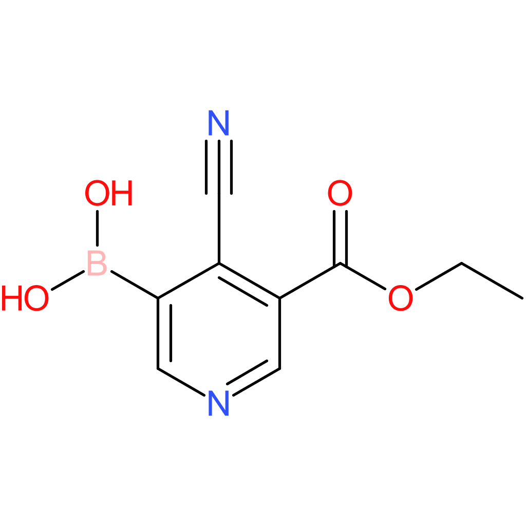 [4-cyano-5-(ethoxycarbonyl)pyridin-3-yl]boronic acid