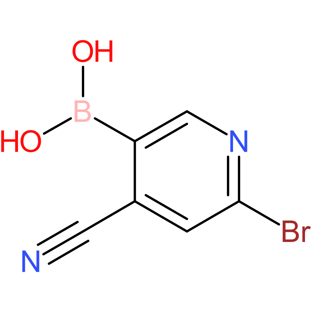 (6-bromo-4-cyanopyridin-3-yl)boronic acid